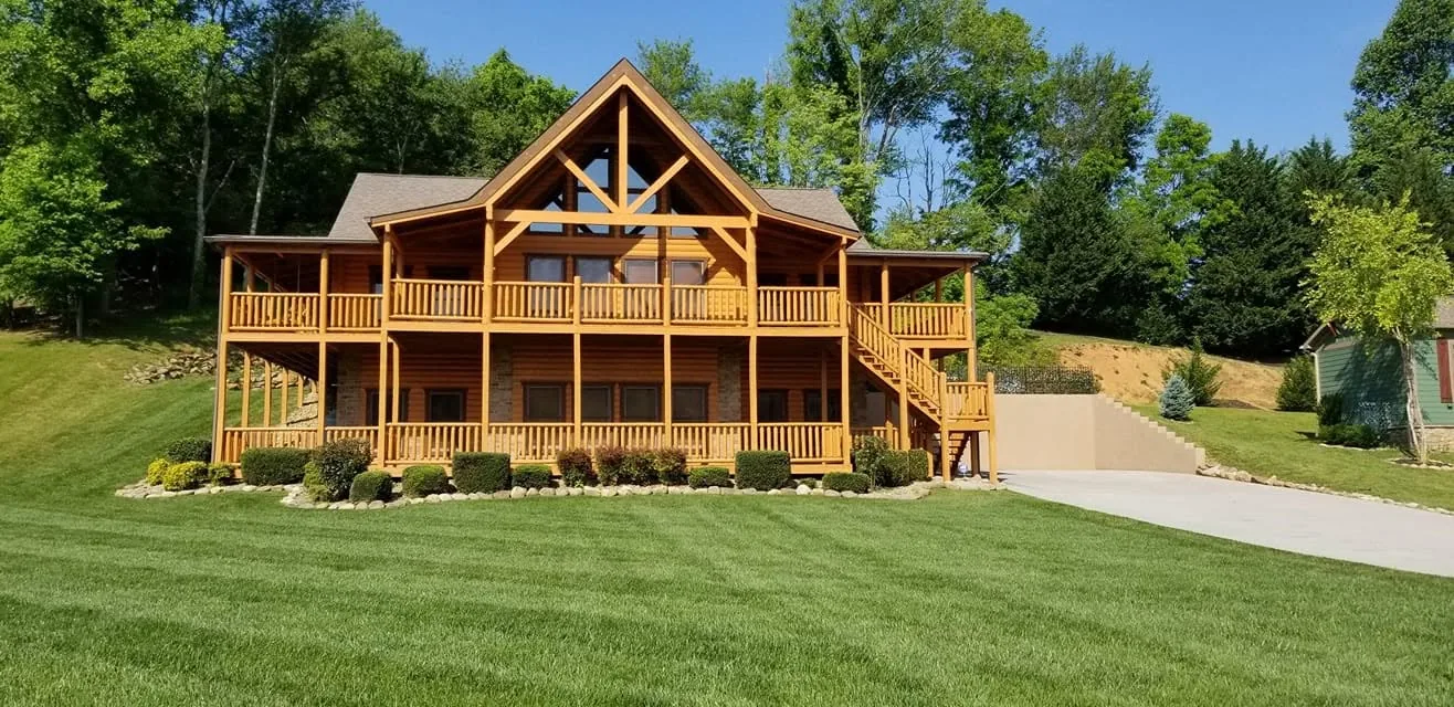 Log Home & Decks